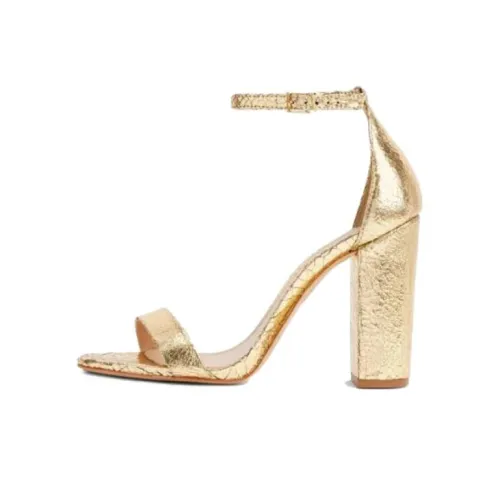 Schutz 110mm Metallic-finish Leather Sandals