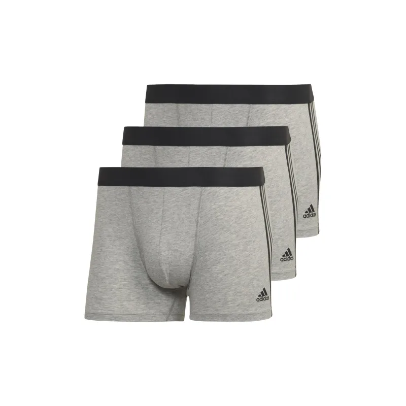 Adidas TR 3PP ACTIVE FLEX CO 3ST Underpants Men's 3 Pack Medium Gray-0