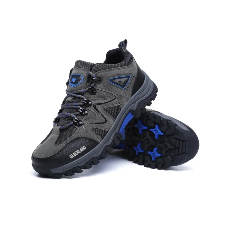 GESENLANG Low Top Outdoor Shoes Men's Gray-5