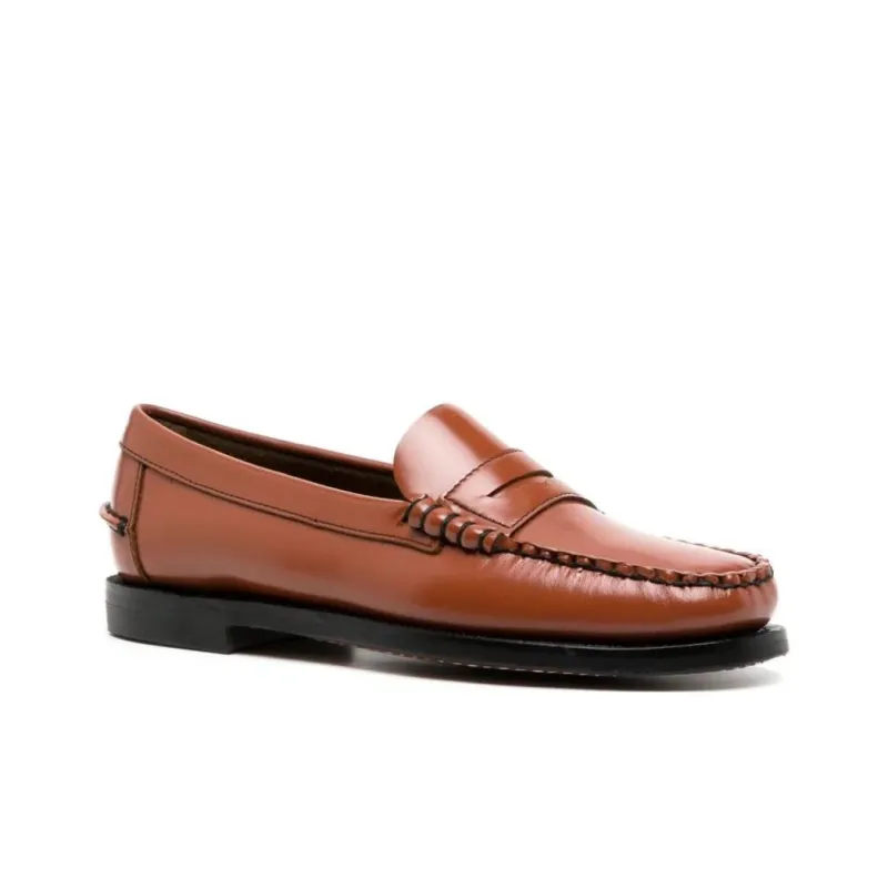 Sebago Penny-slot Leather Oxford Shoes-2
