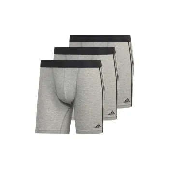 Adidas BBR 3PP ACTIVE FLEX CO 3ST Underpants Men's 3 Pack Medium Gray
