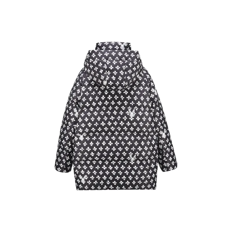 XIANGYING Down Jacket Women's Black-1