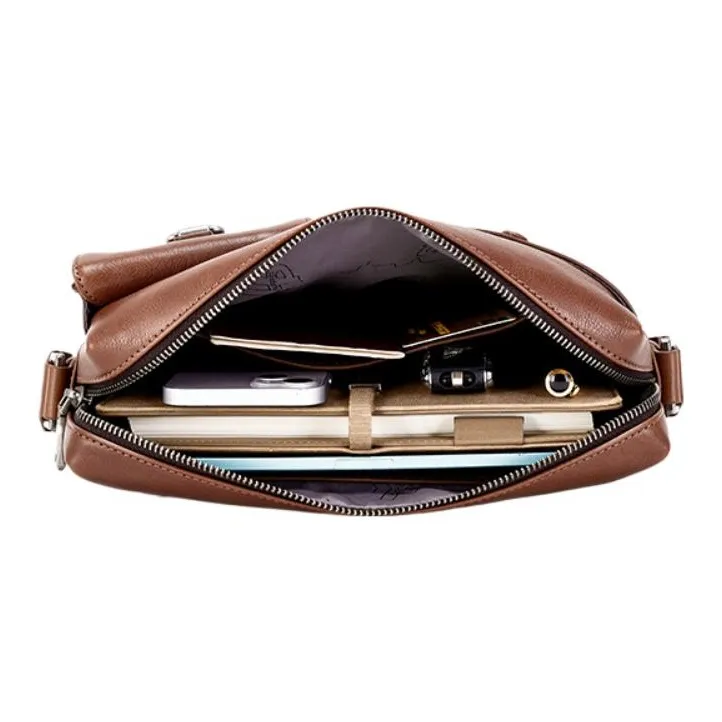 Hush Puppies Cow Leather Shoulder Bag Men's-2