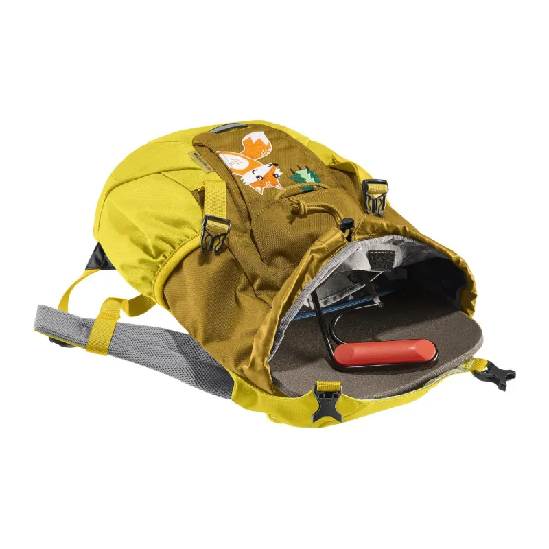 DEUTER 10L Backpack Double Shoulder Outdoor Bag Polyester Ginger Yellow Corn Men's-9
