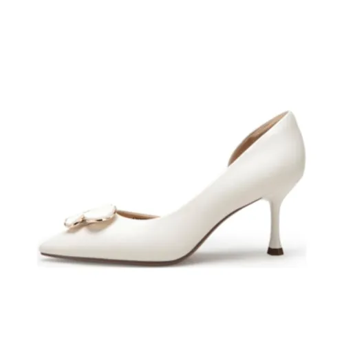 C°BANNER High Heels Women's Off White