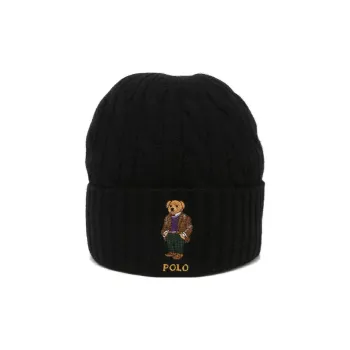 Polo Ralph Lauren Wool Cashmere Beanies Unisex Black