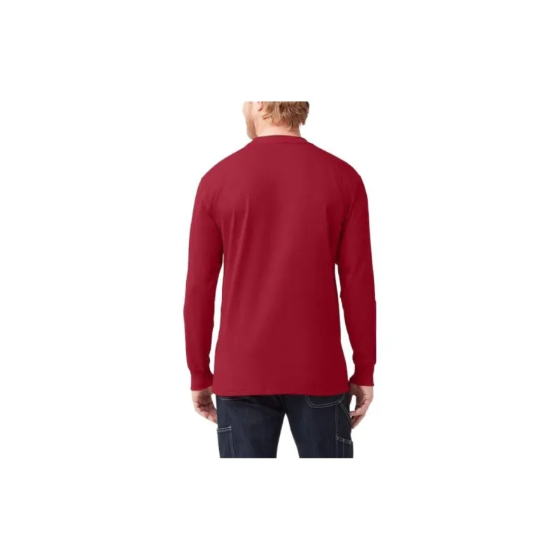 Dickies Heavyweight Long Sleeve Pocket T-Shirt T-Shirt Men's Red-1