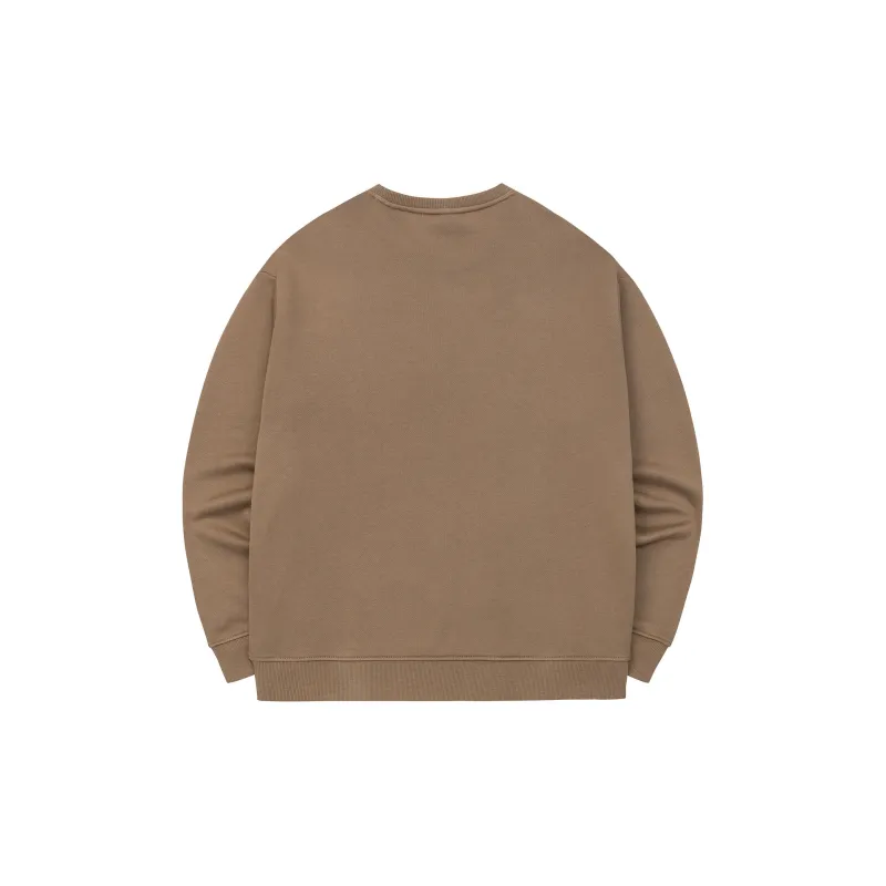 Erke Sweatshirts Men Latte Brown-1
