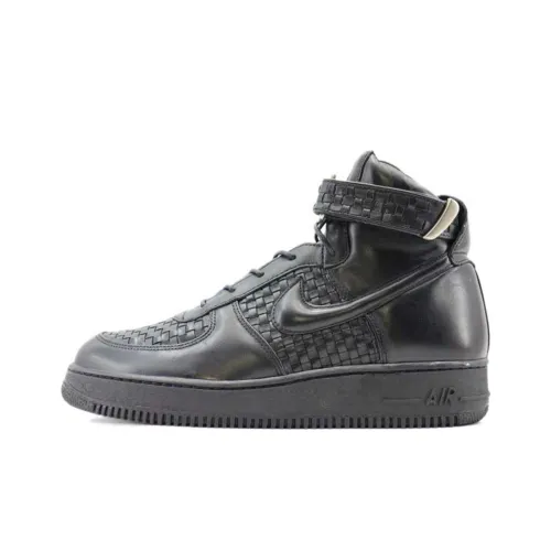 Nike Air Force 1 Skateboard Shoes Unisex High-Top Black