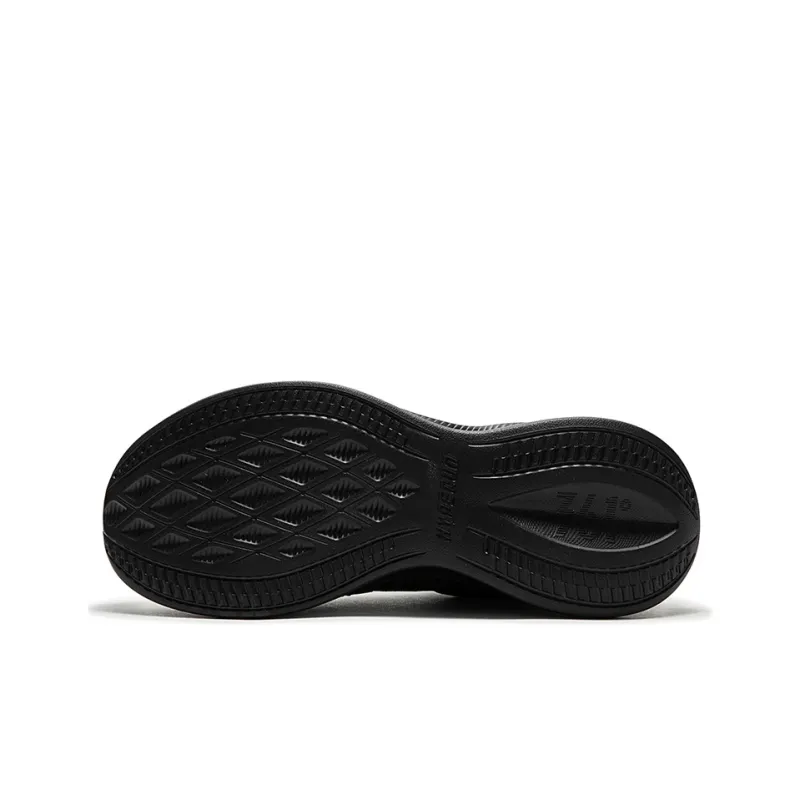 361° Cushioned Slip Resistant Low Top Running Shoes Women's Obsidian Black-4