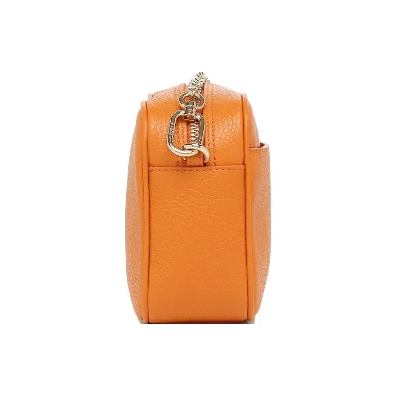 Furla Real Leather Camera Bags Crossbody Bag Shoulder Bag Women's Orange-3