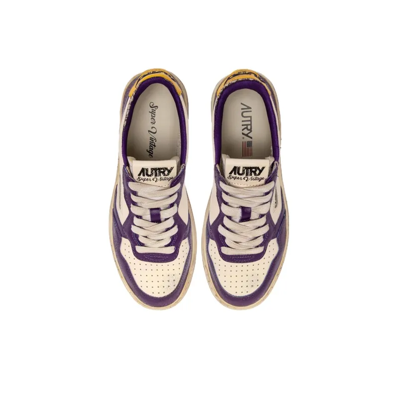 AUTRY Medalist Super Vintage Distressed Sneakers-2