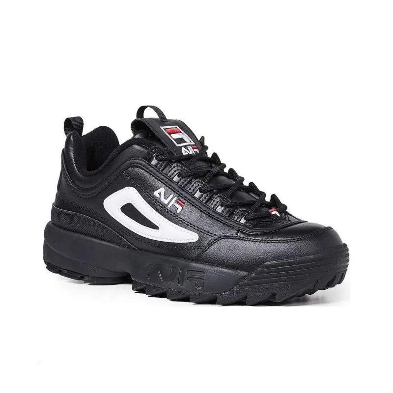 FILA Disruptor 2 Black White Red-1