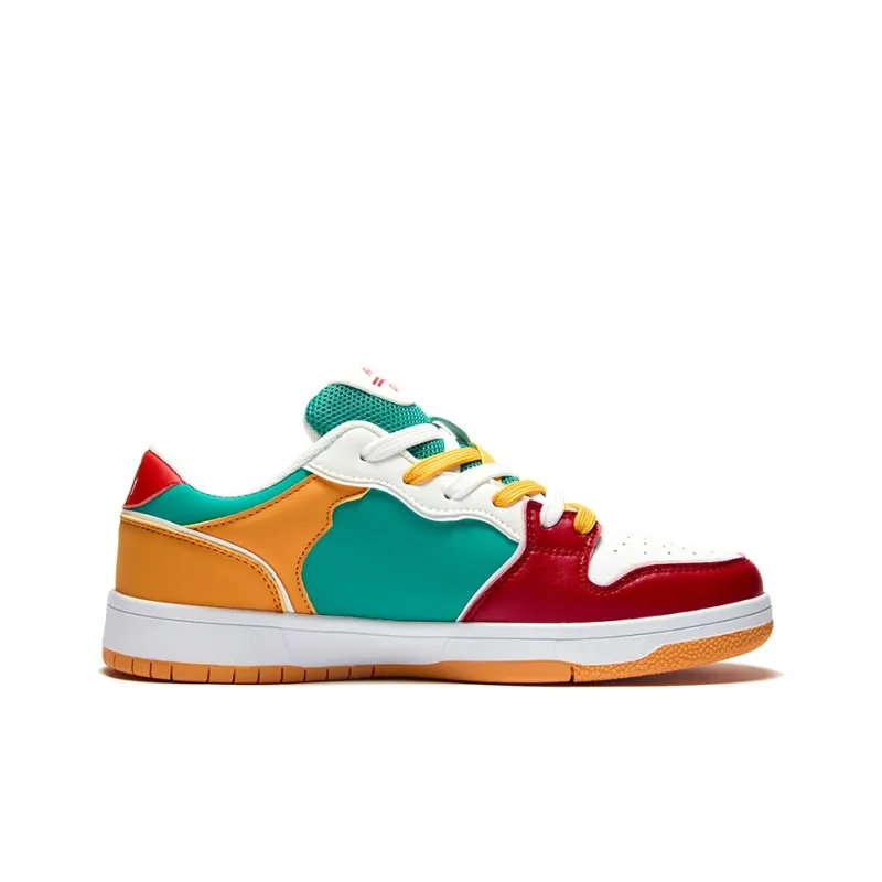 A1 Puffy Shoes Abrasion Resistant Balance Breathable Low Top Skateboard Shoes Unisex-69