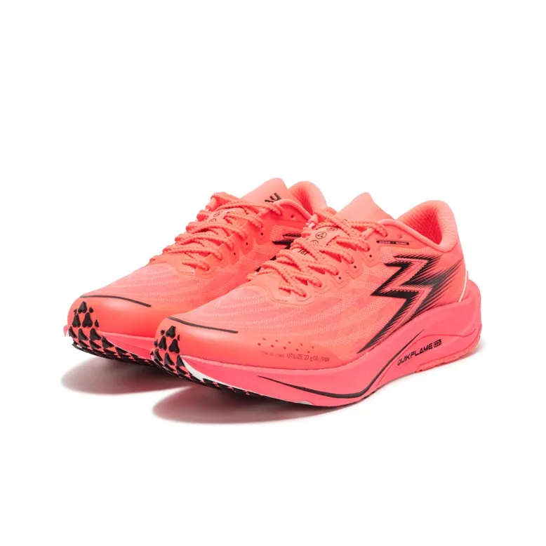 361° Speed ​​2 Pro Cushioning Abrasion Resistant Lightweight Rebound Low Top Long Distance Running Shoes Unisex Red-2