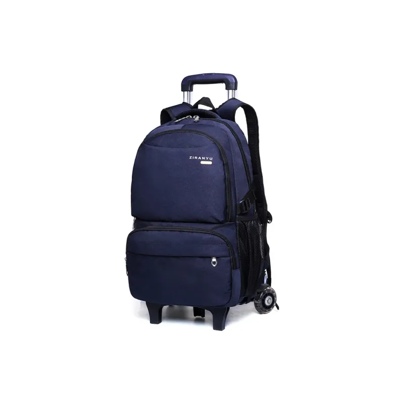 Natural Fish Nylon Backpack Regular Men's Black/Blue/Gray-3