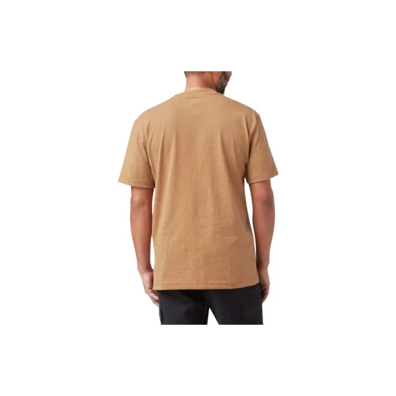 Dickies Heavyweight Heathered Short Sleeve Pocket T-Shirt T-Shirt Men's Brown-1