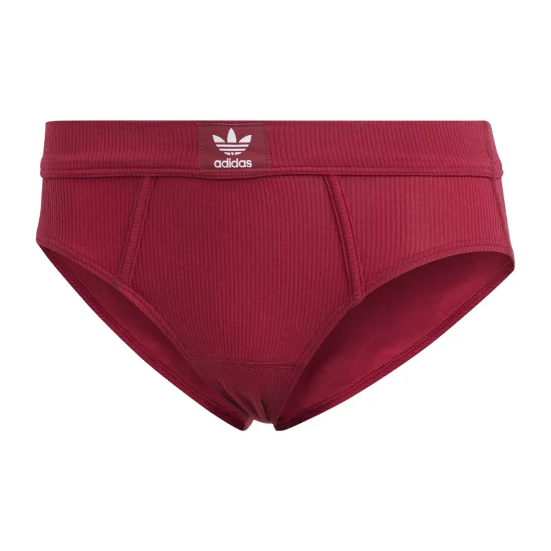 Adidas Originals ADICOLOR FLEX RIBBED COTTON BIKINI PANTS Underpants Women's 1 Pack Red-0