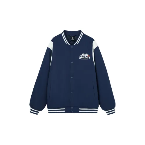 Skechers New Year Puffer Jackets Unisex Marine Blue/00DU