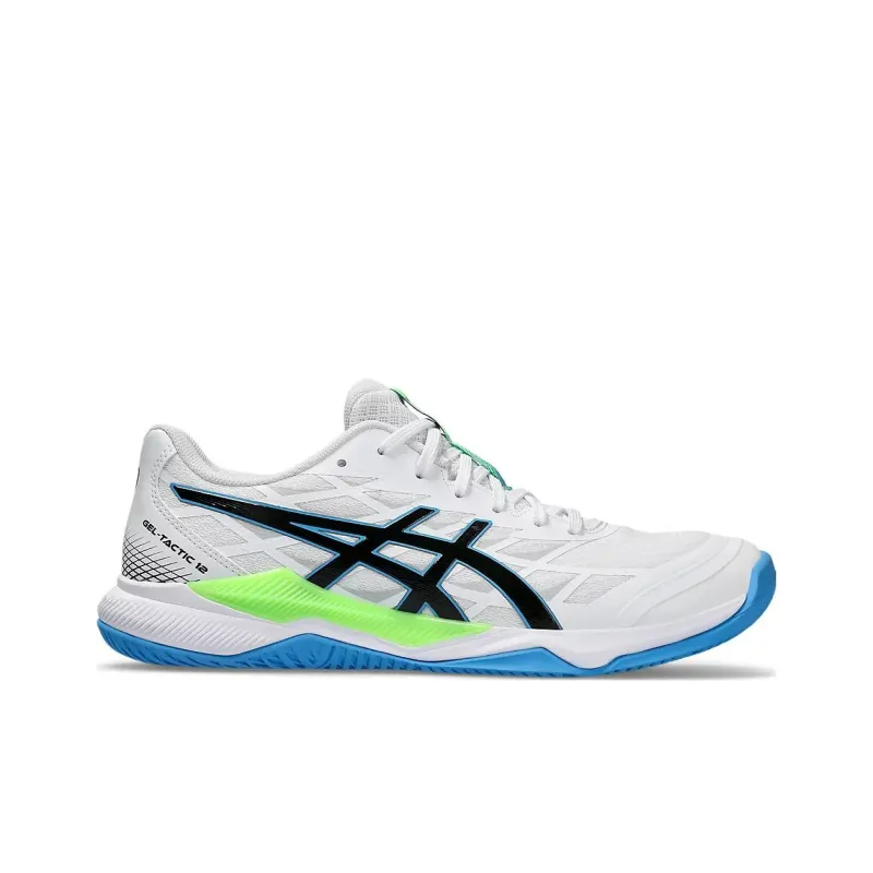 Asics Gel Tactic 12 White Lime Burst-1