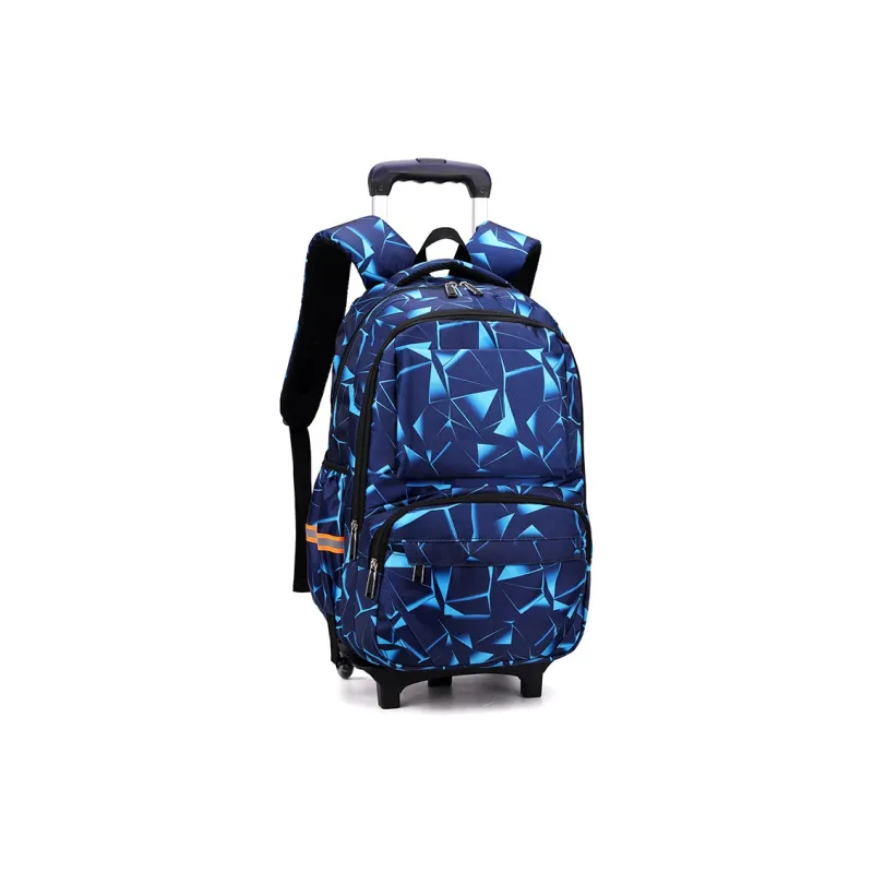Natural Fish Nylon Backpack Regular Men's Sky Blue Starry Sky/Black Starry Sky/Blue Stripes/Blue Geometric-17