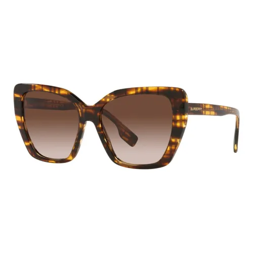 Burberry Plastic Butterfly Sunglasses Women's Brown