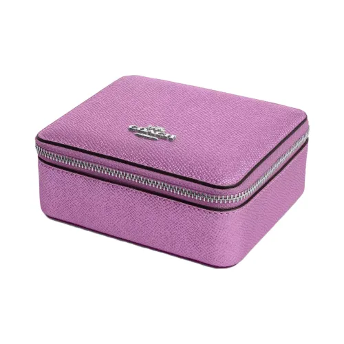 COACH Jewelry Box Storage Bags Purple