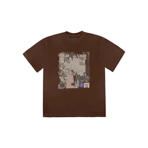 Travis Scott AUDEMARS PIGUET Co-brand T-Shirts Unisex Brown