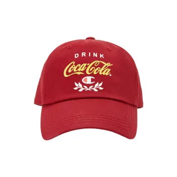 Champion Cotton Baseball Caps Unisex Red