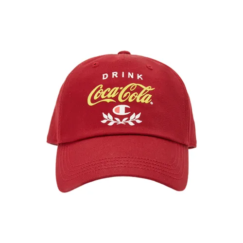 Champion Cotton Baseball Caps Unisex Red