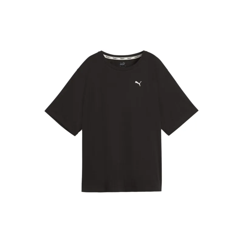 PUMA T-shirt De Training Boyfriend Animal Remix Femme T-Shirt Women's Black-1