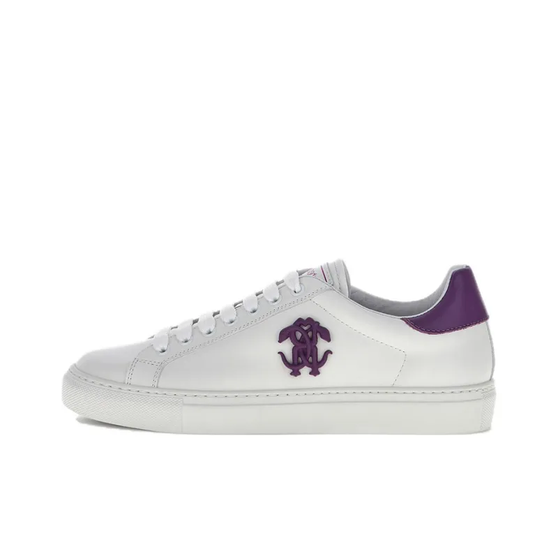 Roberto Cavalli Low-Top Skateboard Shoes Women's White-0