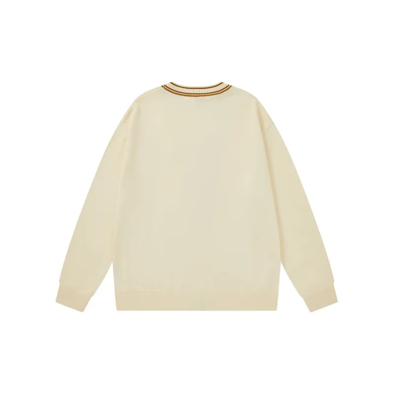 PEAK RIGHT Series Sweaters Unisex White Gray-1
