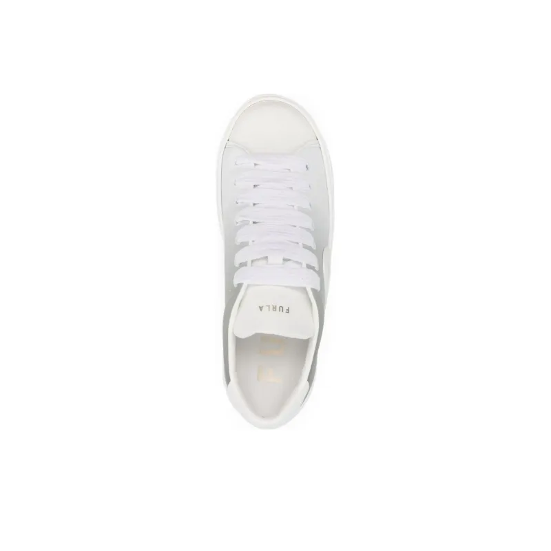 Furla Joy Low-Top Skateboard Shoes 3.5cm Women's White Gray-4