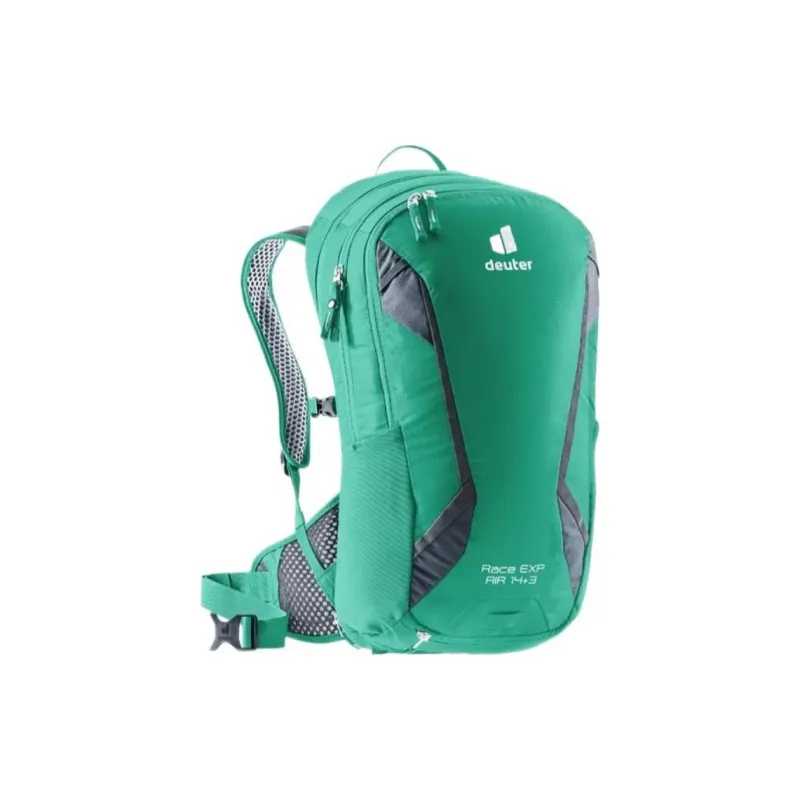 DEUTER 14L Cycling Backpack Double Shoulder Outdoor Bag Polyamide Fern Green Unisex-0