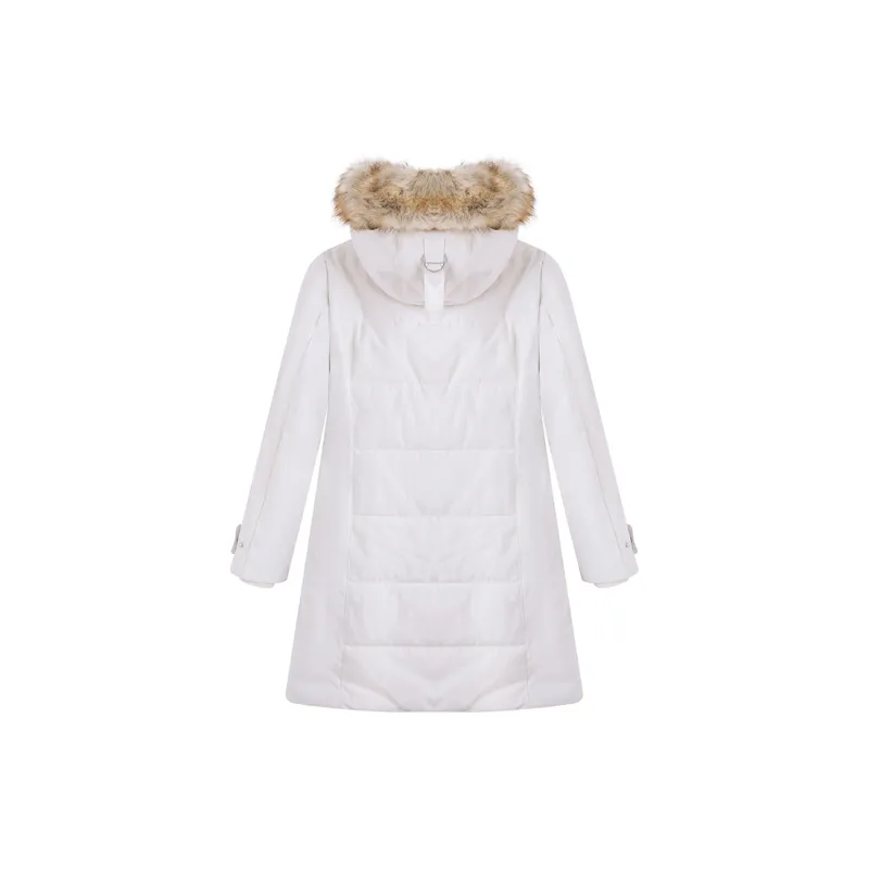ZARA Puffer Jacket Women's White-1