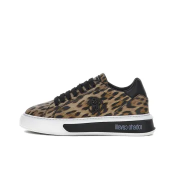 Roberto Cavalli Low-Top Skateboard Shoes Women's Brown