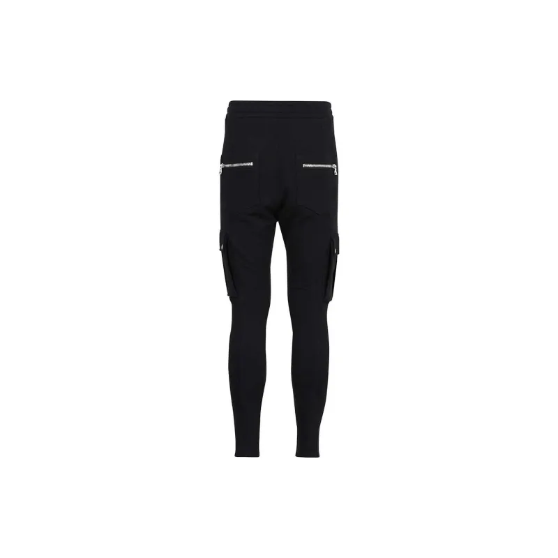 BALMAIN Cargo Pants Men Black-1