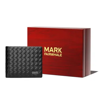 FAIRWHALE Top Grain Cow Leather Wallet Regular Men's Black