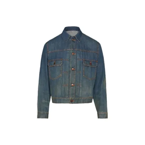 Maison Margiela Jackets Men Blue