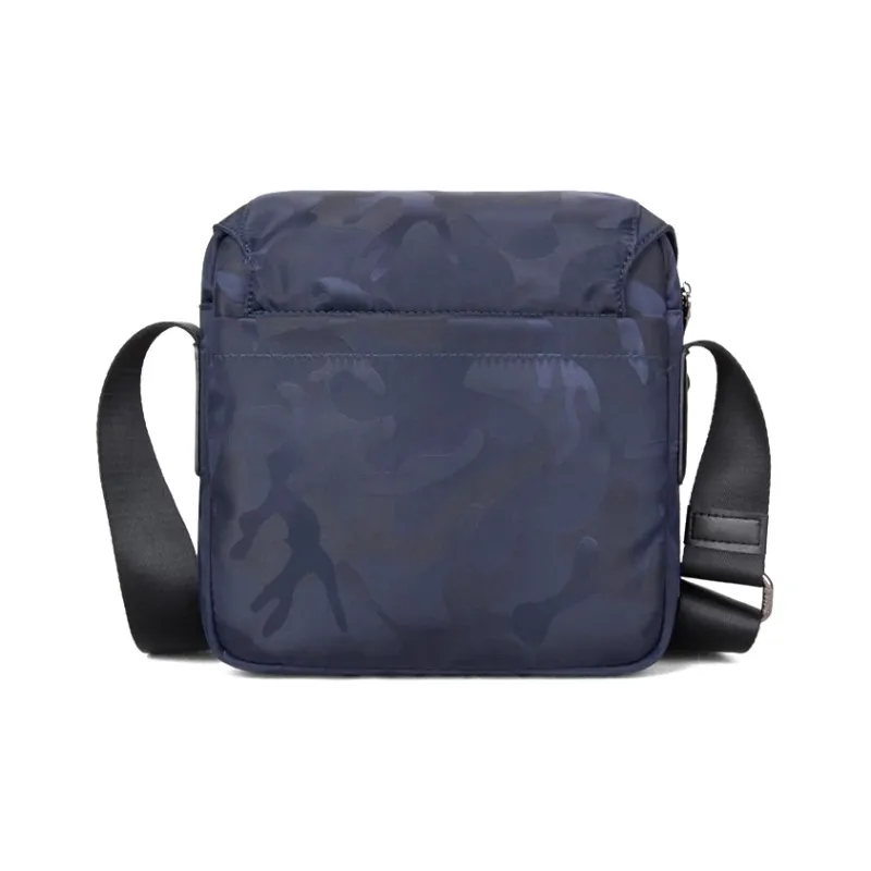 BJIAX Nylon Backpack Crossbody Bag Shoulder Bag Men's Black Camouflage/Blue Camouflage-18
