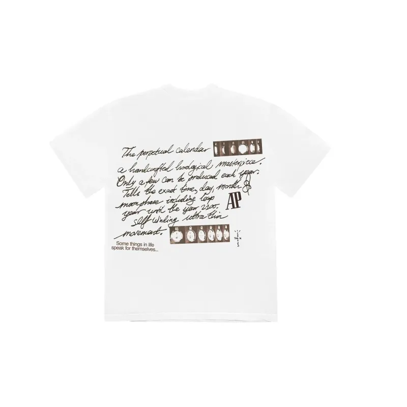 Travis Scott Cj X Audemars Piguet Perpetual Calendar Tee-1