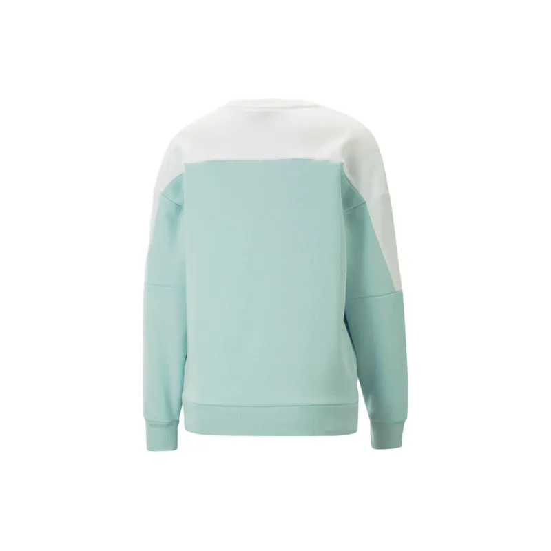PUMA Sweat À Col Rond Around The Block Femme Sweatshirt Women's Light Water-1