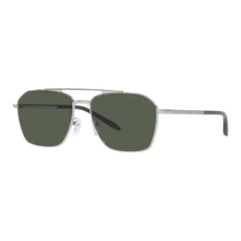 MICHAEL KORS Metal Aviator Sunglasses Men's Silver