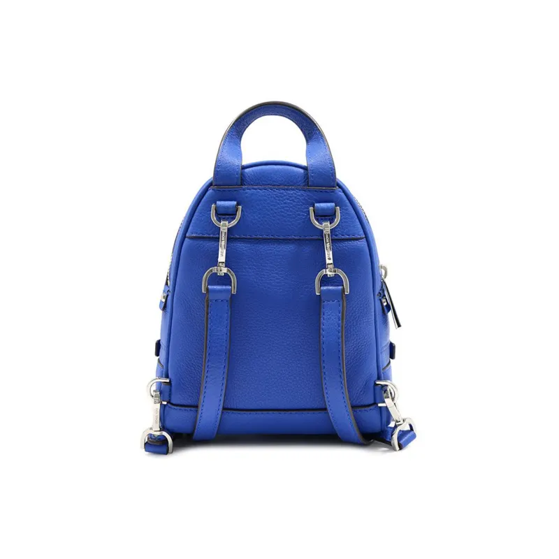 MICHAEL KORS Calfskin Backpack Women's Blue-2