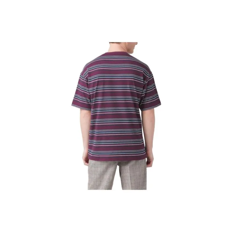 Dickies Relaxed Fit Striped Pocket T-Shirt T-Shirt Men's Dark Purple-1