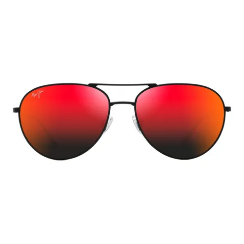 Maui Jim Acetate Square Sunglasses Unisex Brown