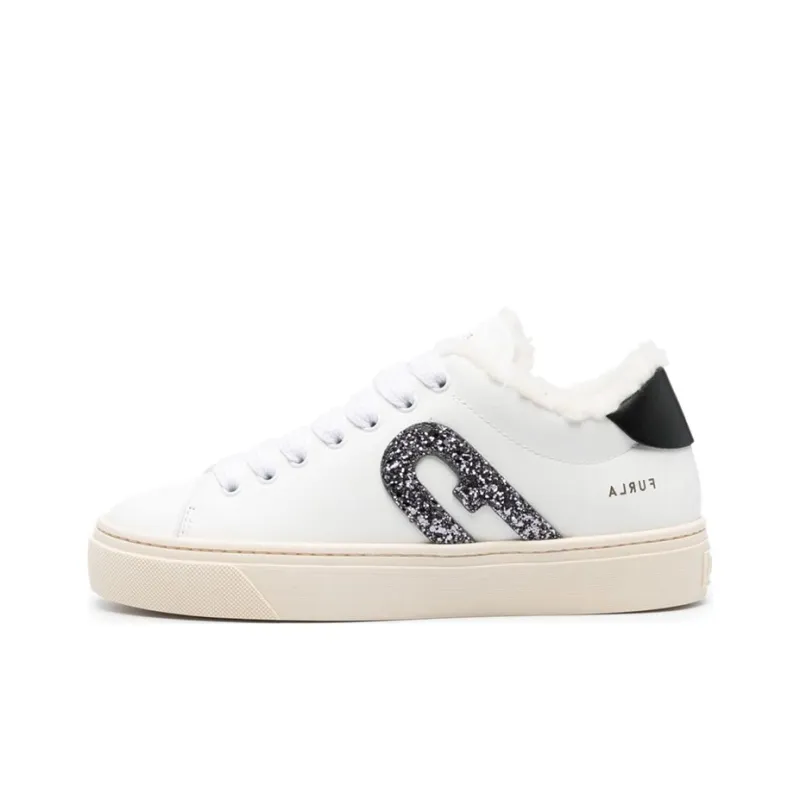 Furla Low Top Skateboard Shoes 4cm Women's White-0