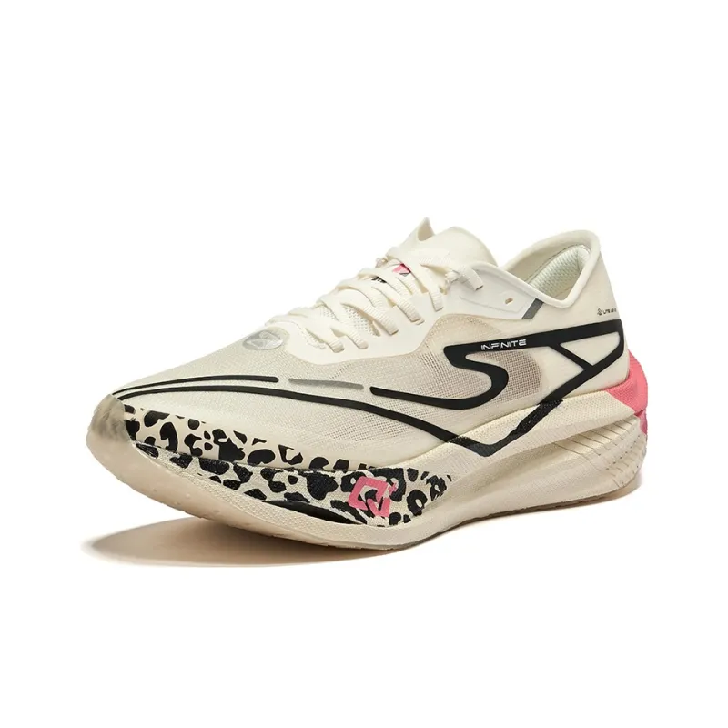 Erke Zhijing 2.0 Cushioning Wear-Resistant Low-Top Running Shoes Men's Pink Cheetah-2