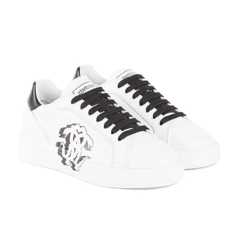 Roberto Cavalli Skateboard Shoes Women's White-2